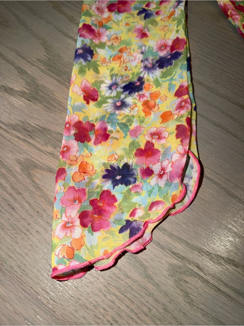 La Perla “Caftano in Georgette” Floral Beach Cover-Up — One Size — NWT